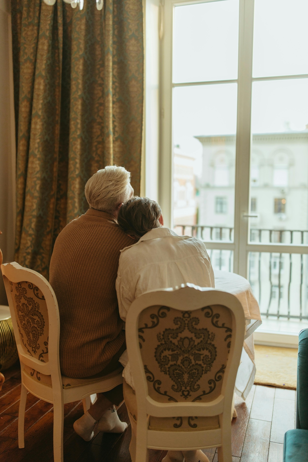 elderly couple